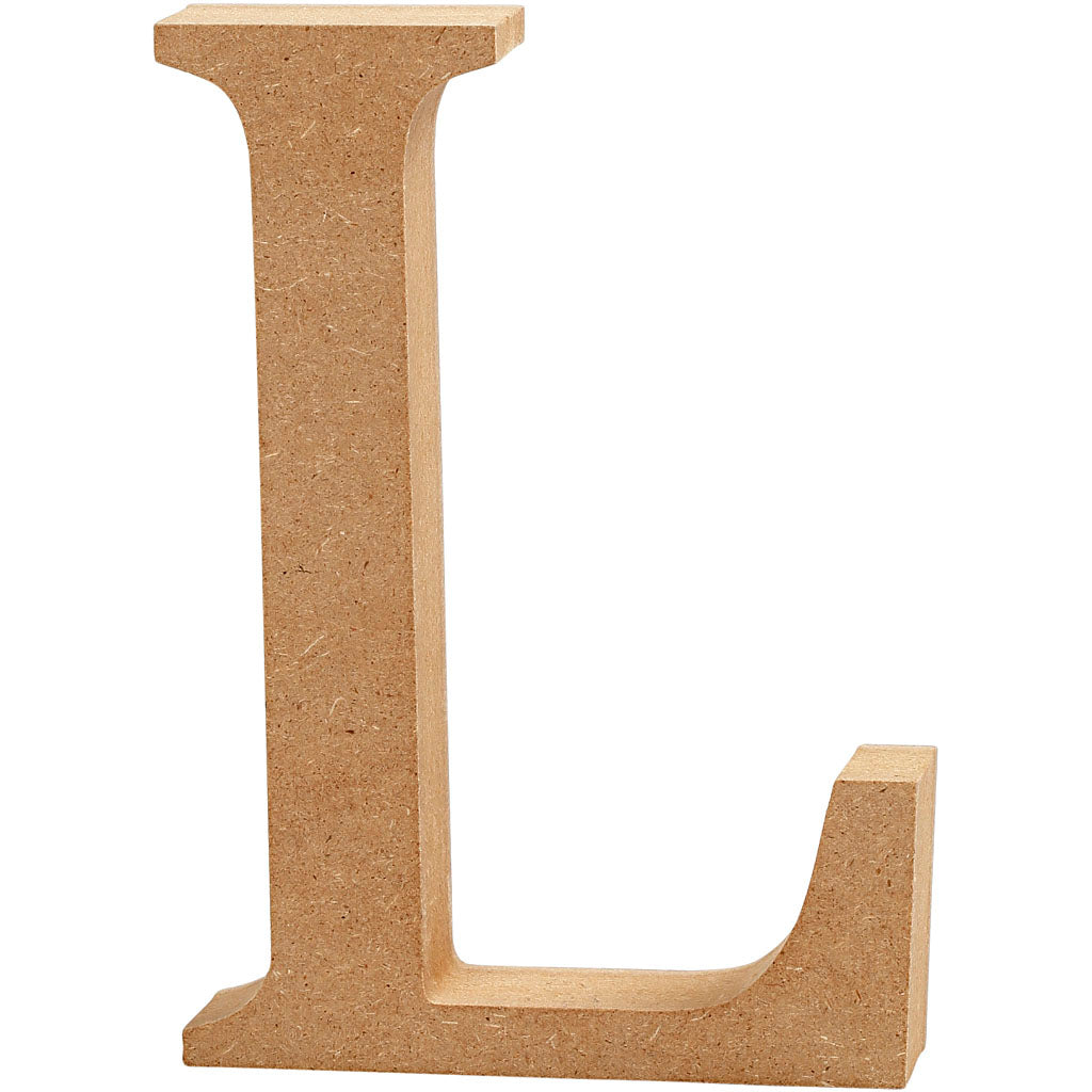 Creativ company letter l mdf 13cm, 1e.