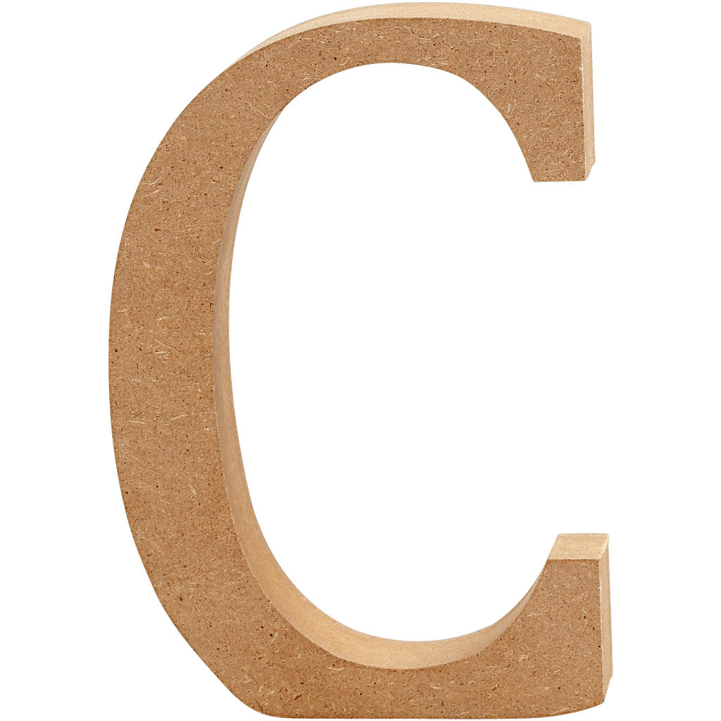 Creativ company letter c mdf 8cm, 1e.