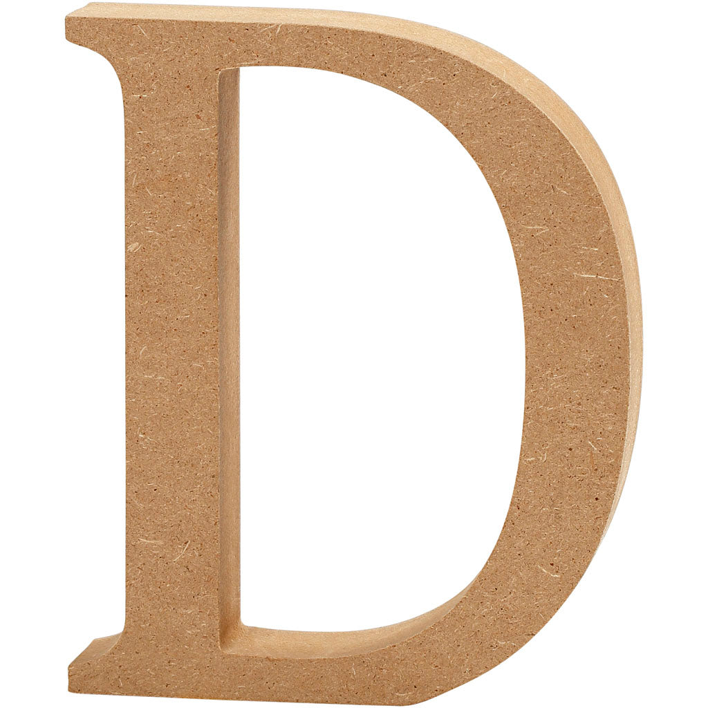 Creativ company letter d mdf 8cm, 1e.