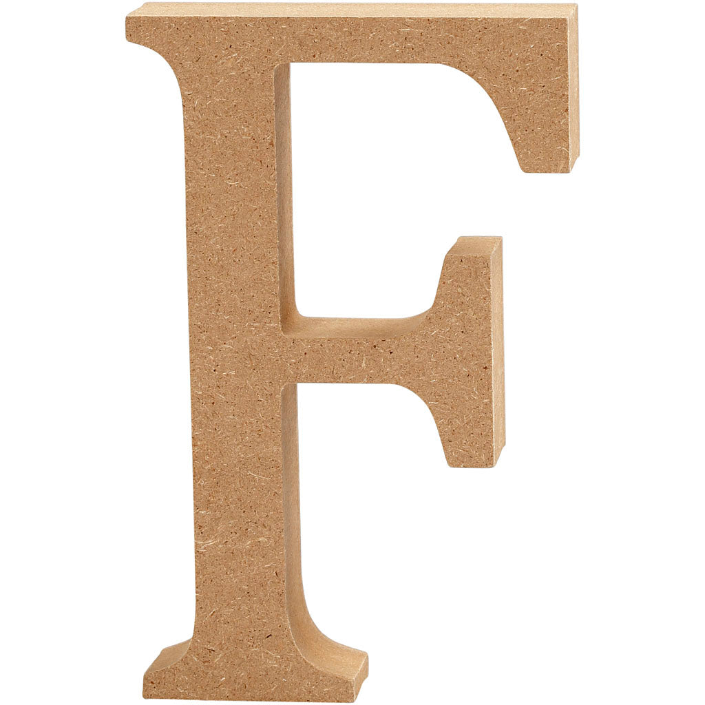Creativ company letter f mdf 8cm, 1e.