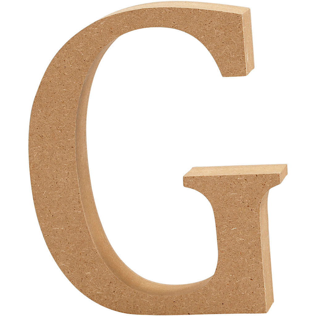 Creativ company letter g mdf 8cm, 1e.