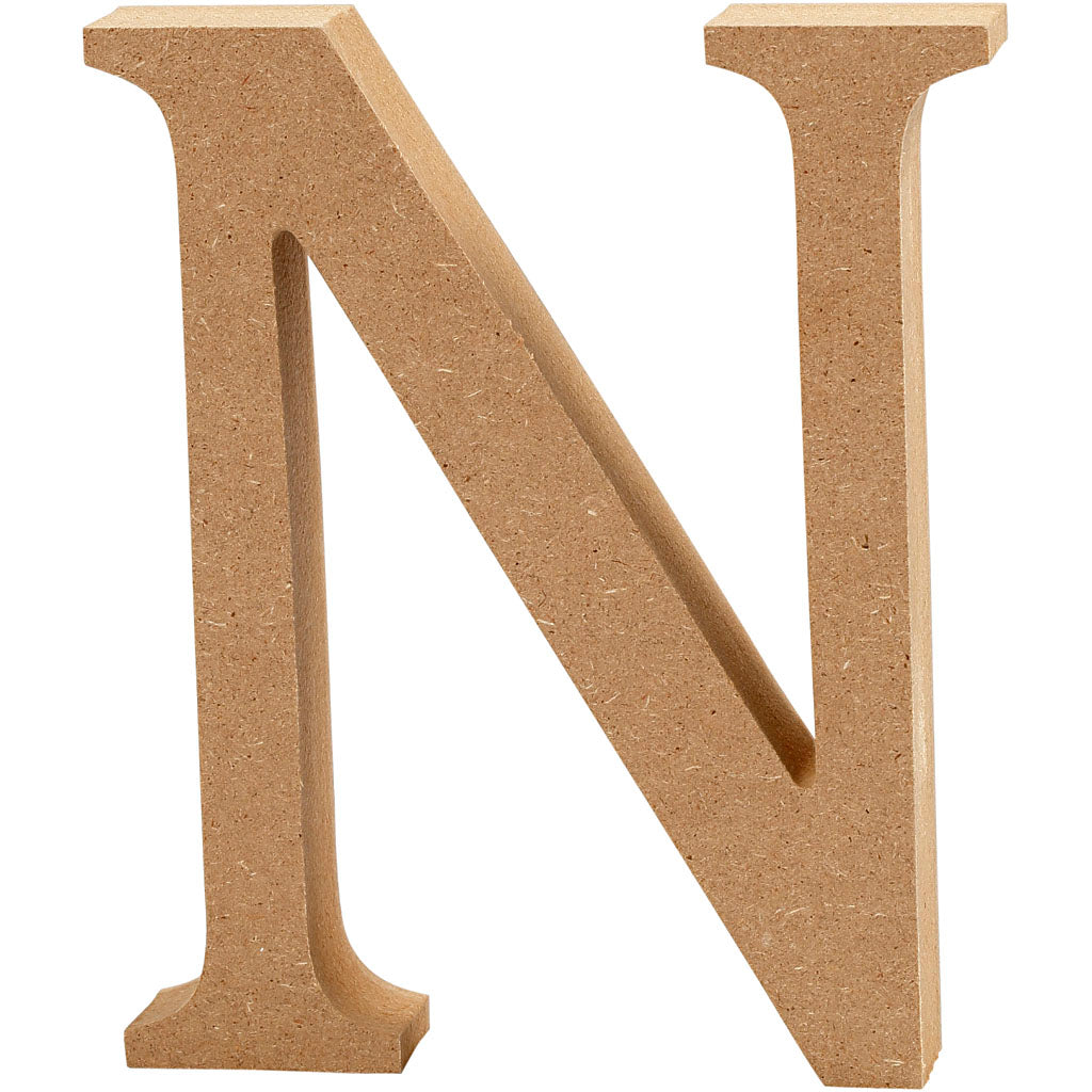 Creativ company letter n mdf 8cm, 1e.