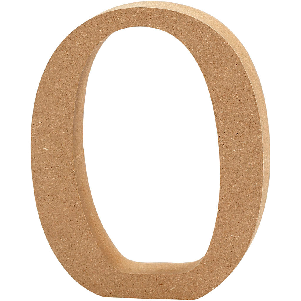 Creativ company letter o mdf 8cm, 1e.