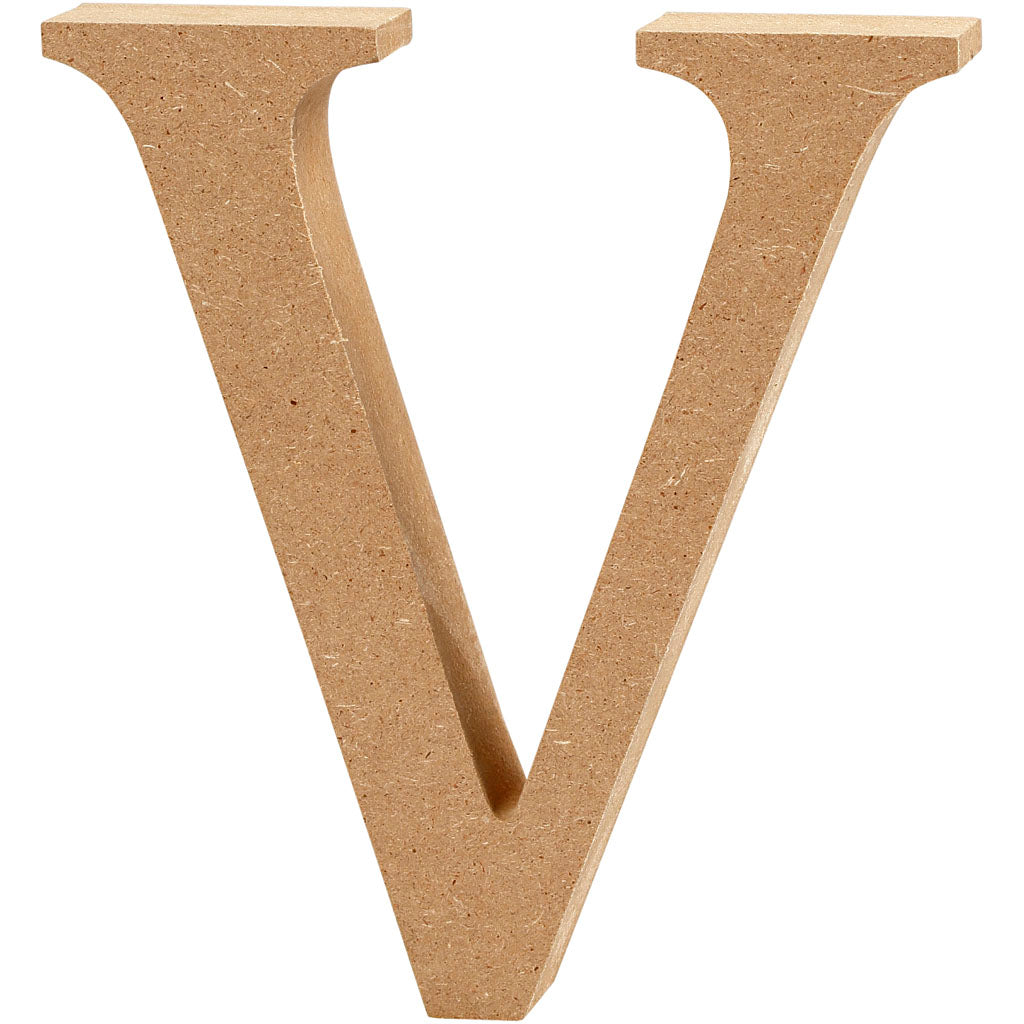 Creativ company letter v mdf 8cm, 1e.
