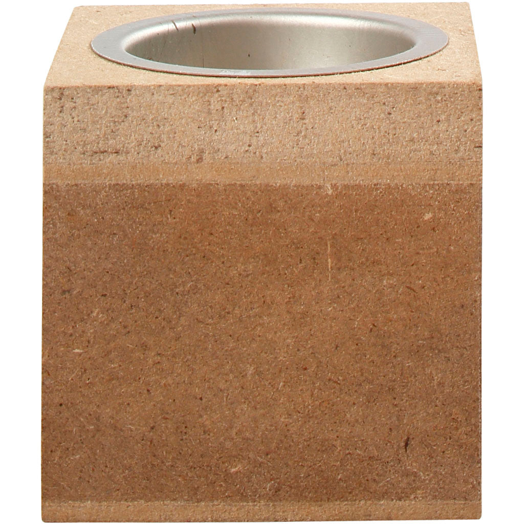 Creativ Company wooden tealight holder, 6cm
