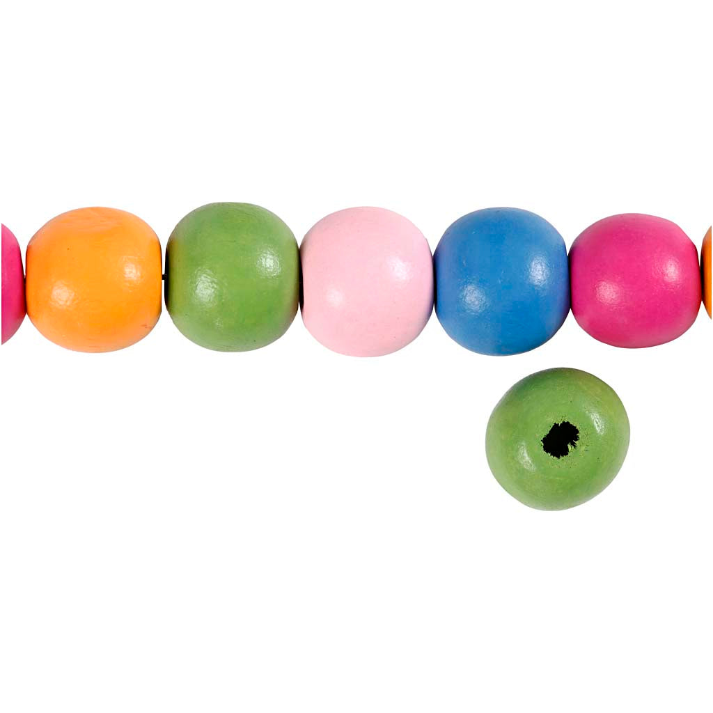 Creativ company https: www.cchobby.nl houten-kralen-d-12-mm-gatgrootte-2-5-3-mm-ca-40-div-diverse-kleuren-22-gr-1-doos