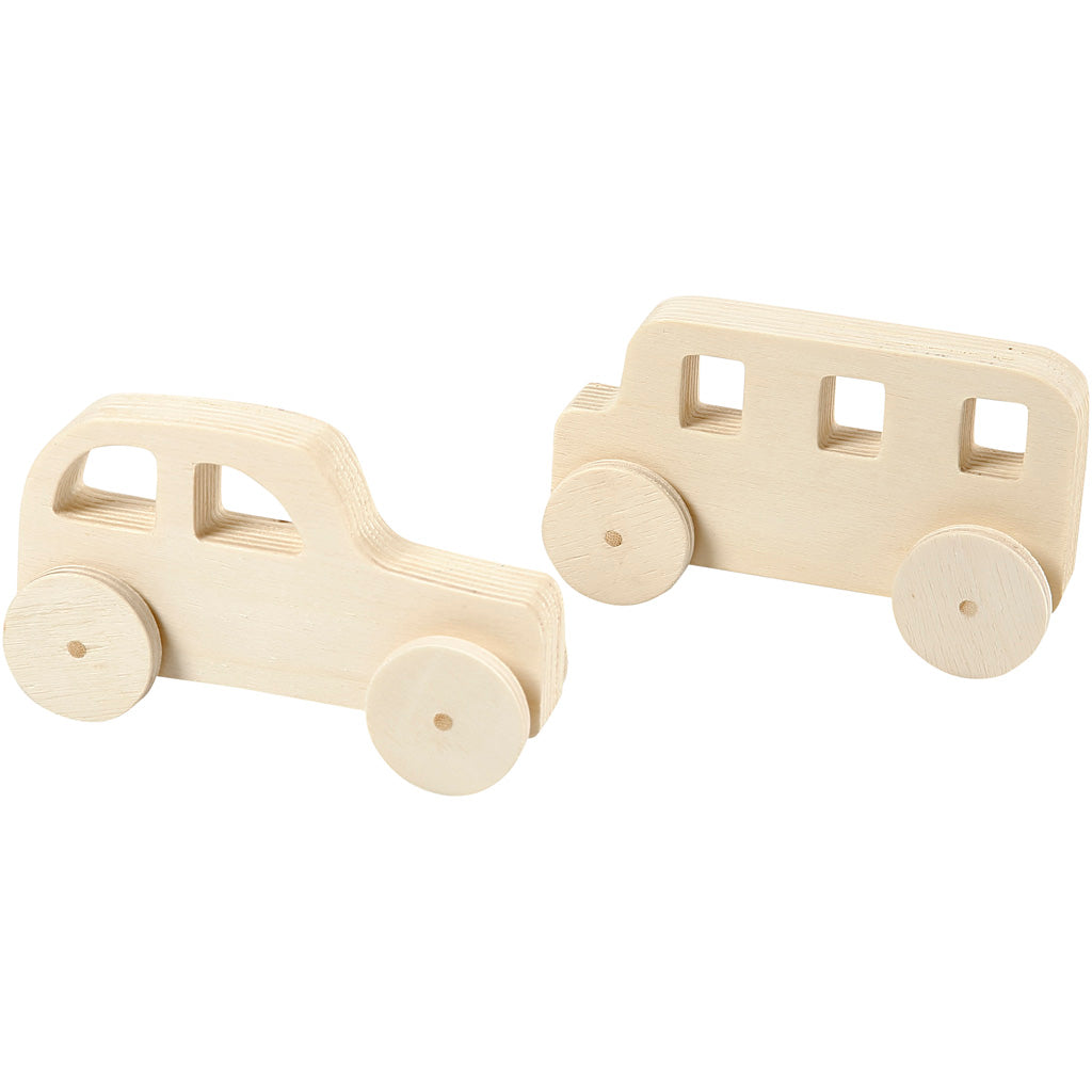 Creatief bedrijf houten auto's, 2st.