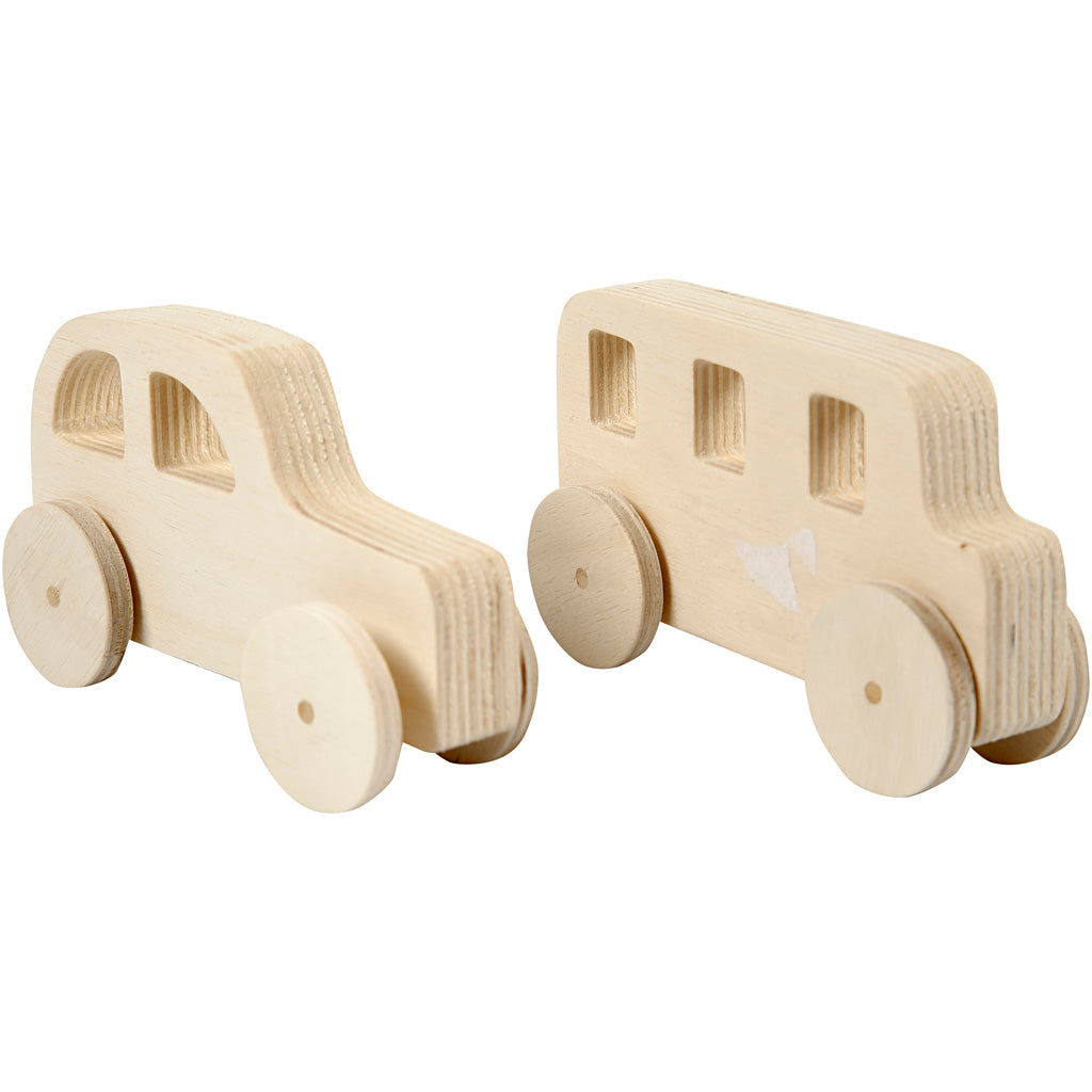 Creatief bedrijf houten auto's, 2st.