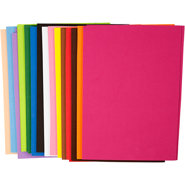 Creativ Company EVA Foam Sheets Colour A4, 30 sheets