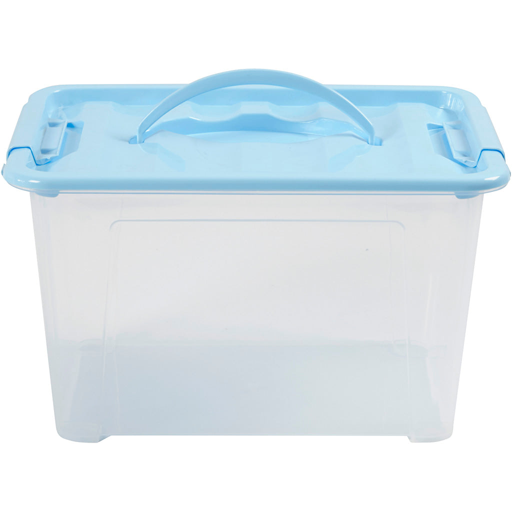 Creatief bedrijf hobbybox blauw met creatieve materialen, 1e.