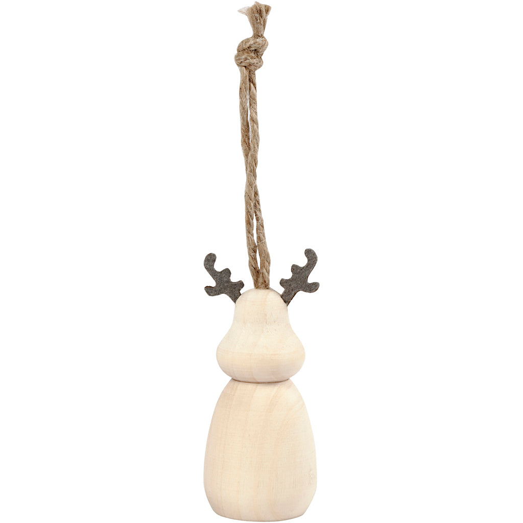 Creativ company houten hanger rendier