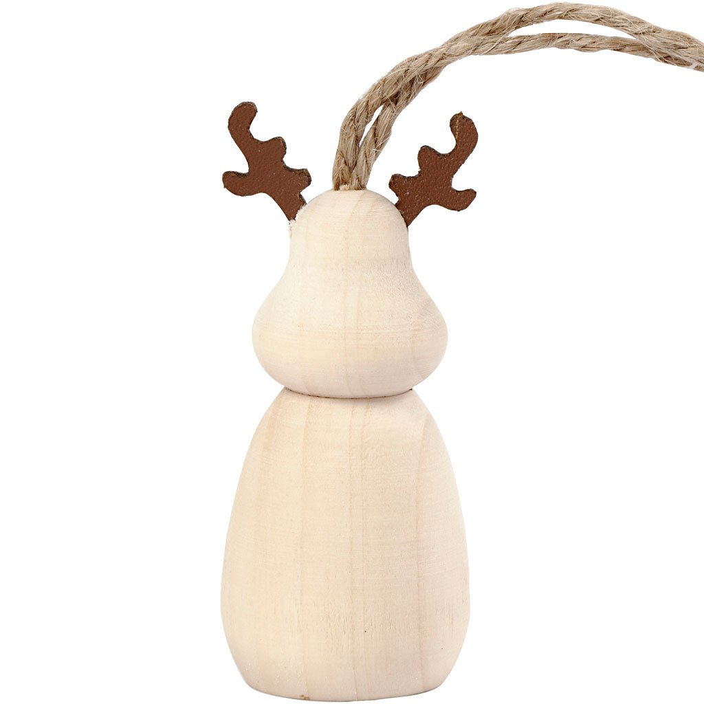 Creativ company houten hanger rendier