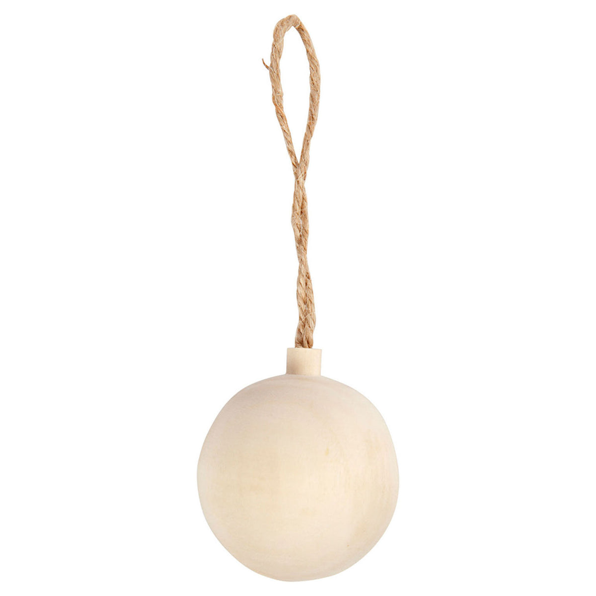 Creativ company kerstbal hanger hout, 4,8cm