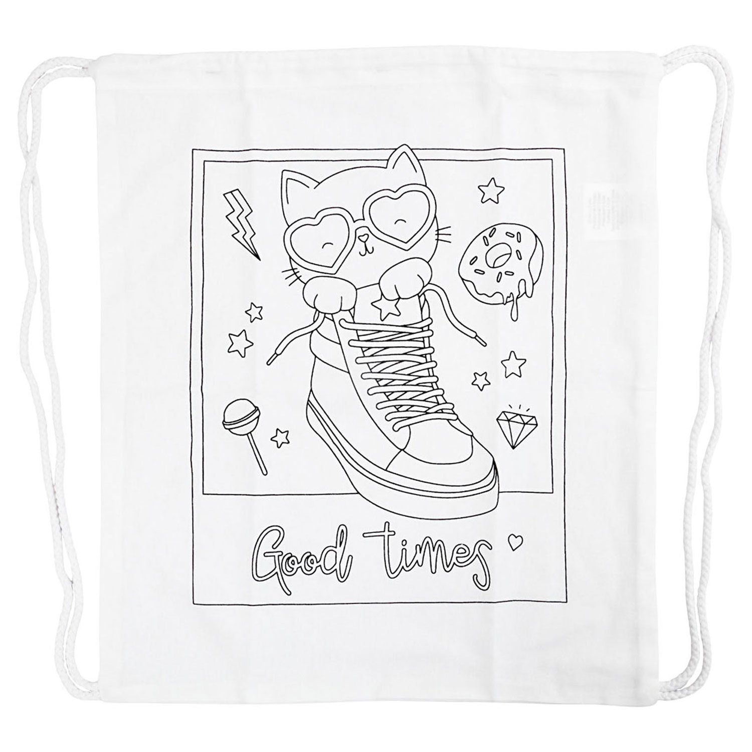 Creativ company gymtas met print