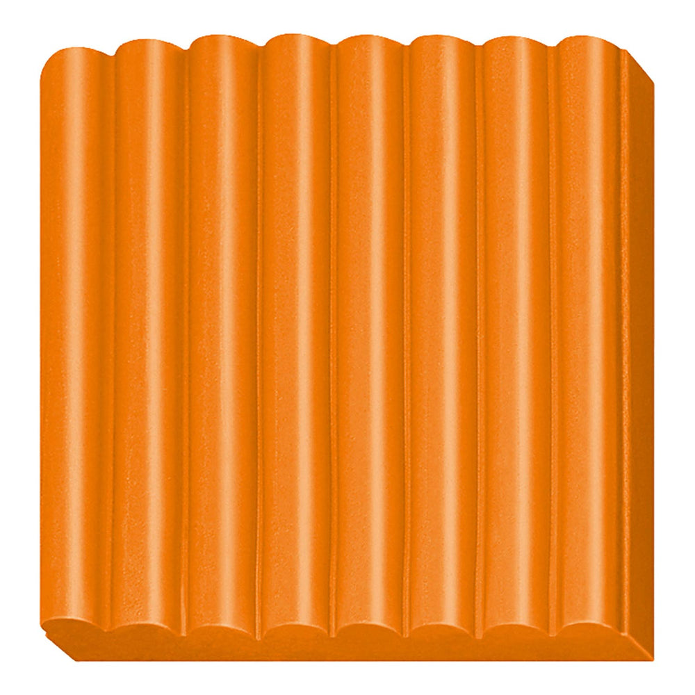 Fimo kids 8030 - ovenhardende boetseerklei - blokje 42 g - oranje