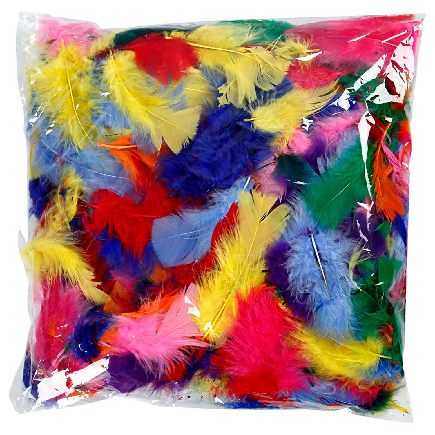 Creativ company veren in diverse kleuren 7-8cm, 50gr