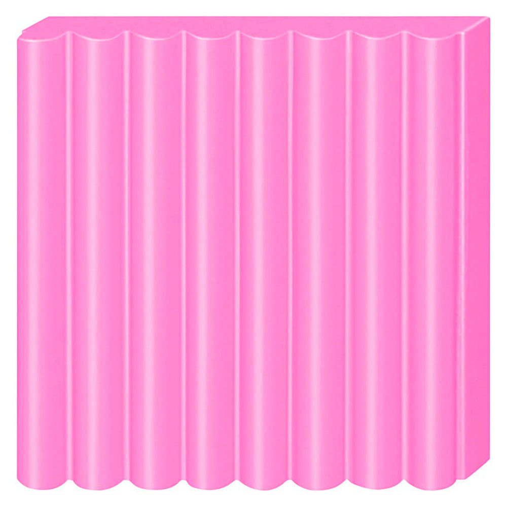 Fimo effect boetseerklei neon roze, 57gr
