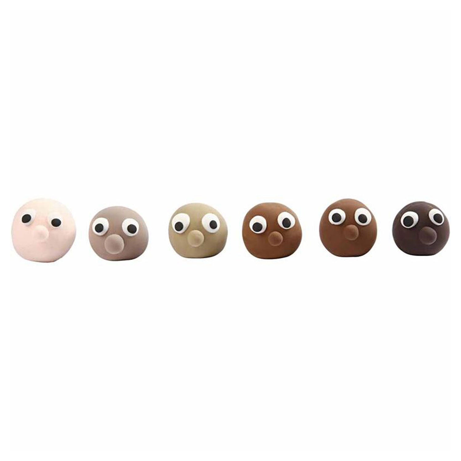 Silk clay , huidskleur, 6dlg.