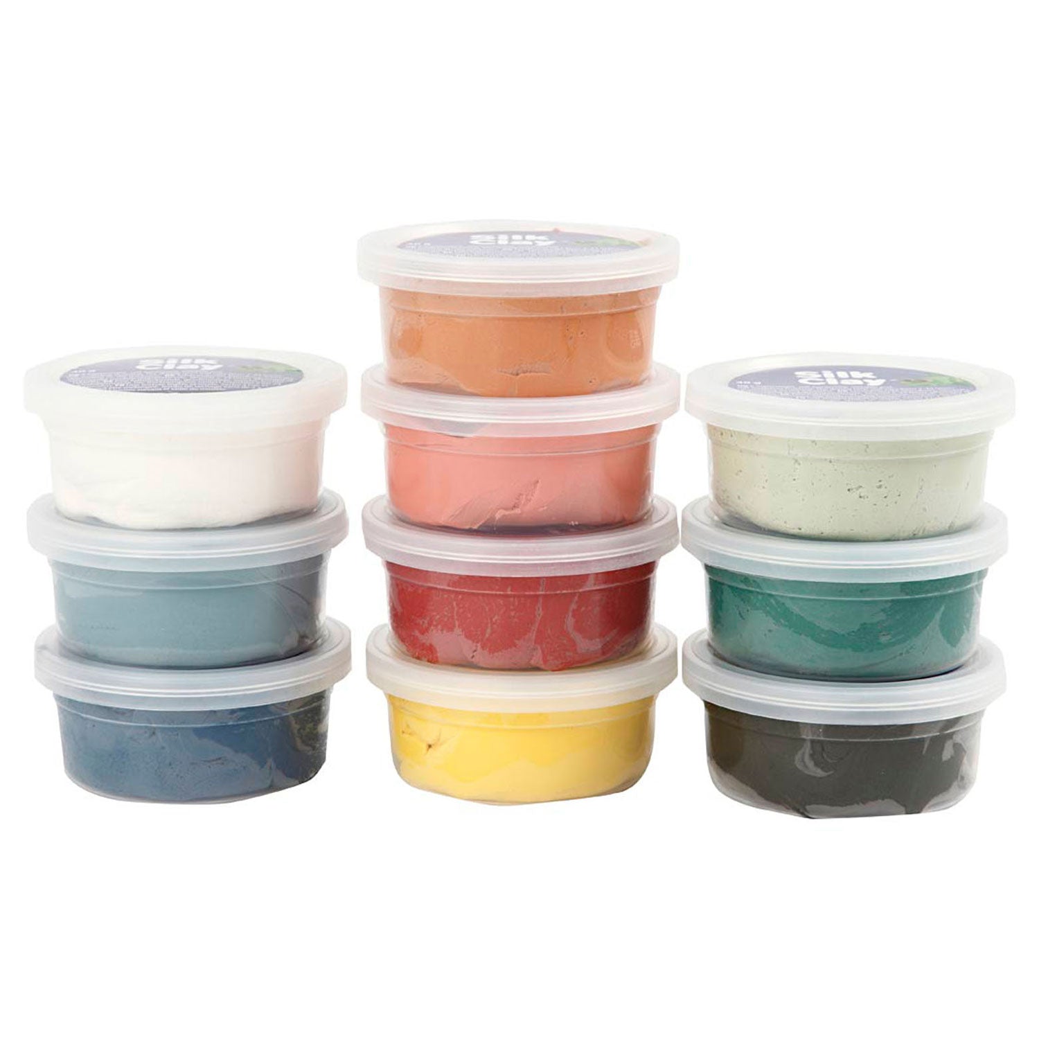 Creativ Company Silk Clay, pastel colors, 10 pc.