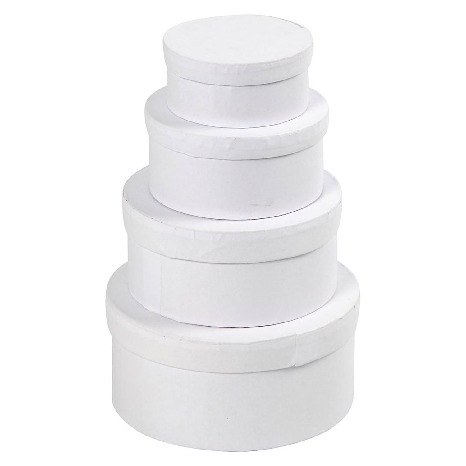 Creativ company ronde dozen van karton, 4 maten