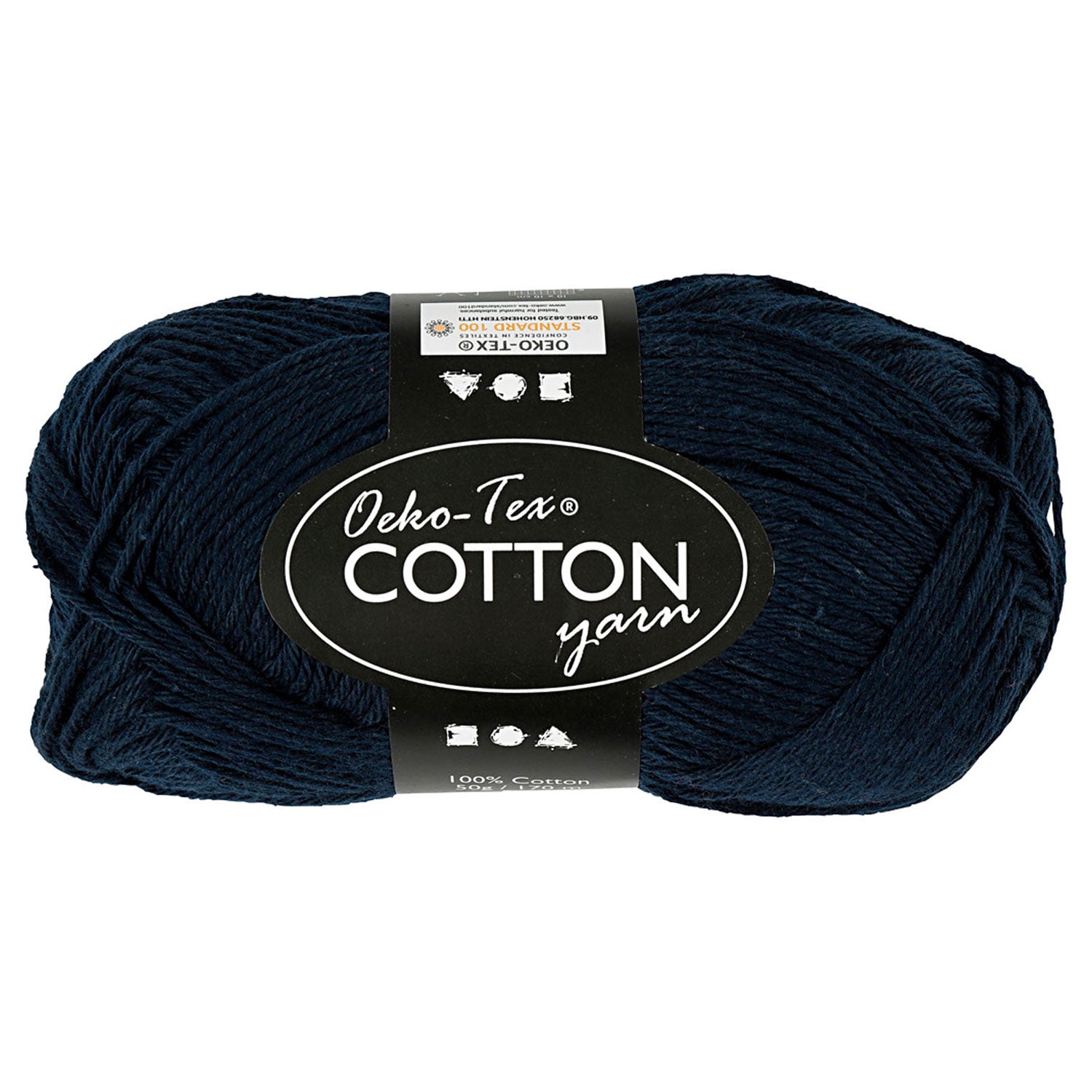 Creativ company katoengaren, donkerblauw, 50gr, 170m