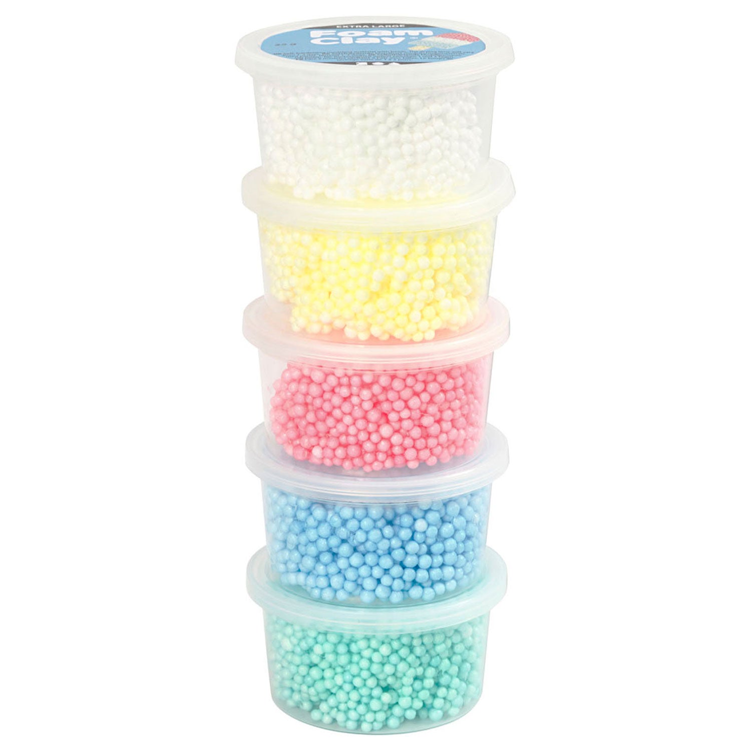 Creativ Company Foam Clay® Extra Large 5x25g Cheerful Colours