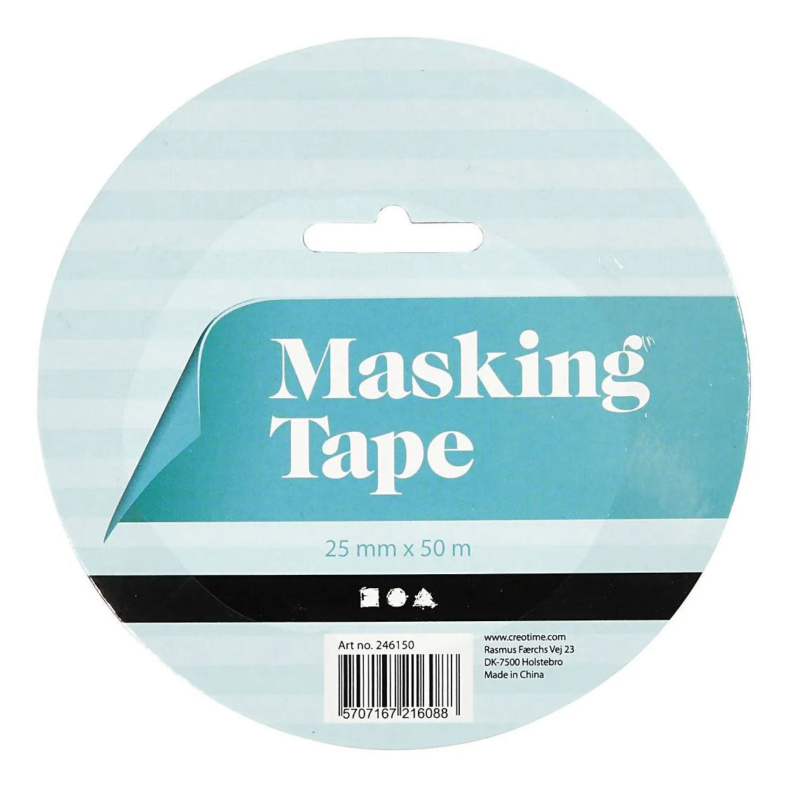 Creativ Company masking tape 25mm, 50mtr.