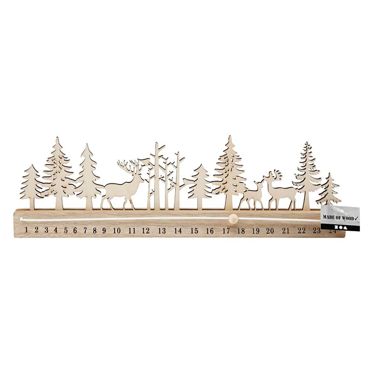 Creativ company https: www.cchobby.nl advent-kalender-h-12-cm-l-40-cm-b-3-6-cm-1-stuk