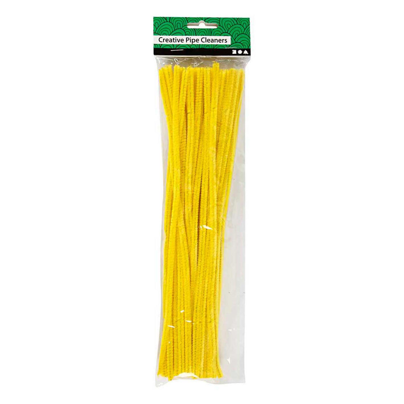 Creativ company chenille geel 30cm, 50st.