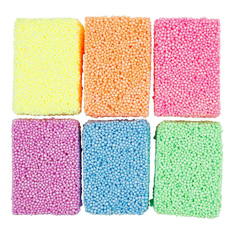 Soft Foam Clay Neonkleuren, 6x10gr.