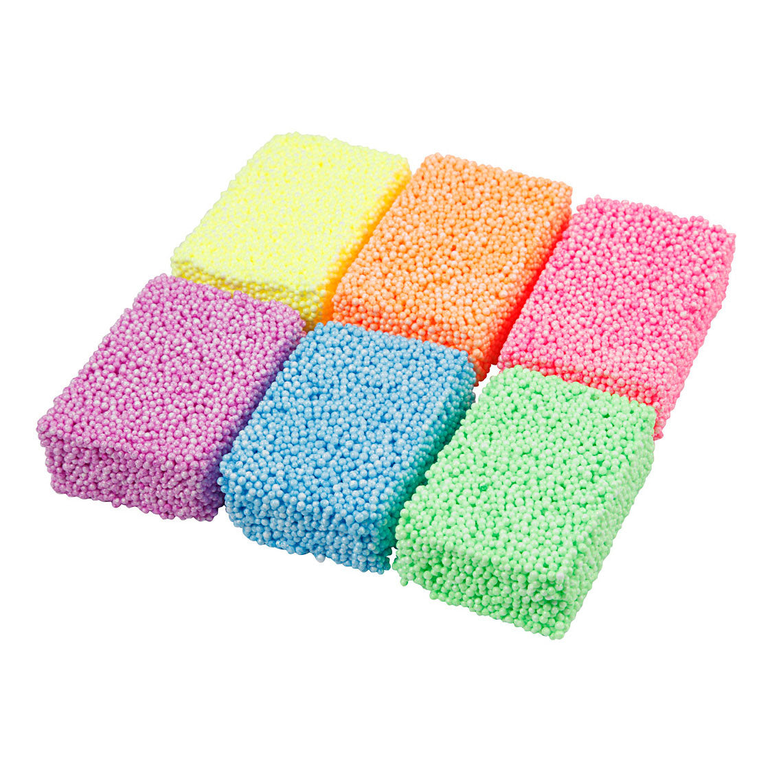 Soft Foam Clay Neonkleuren, 6x10gr.