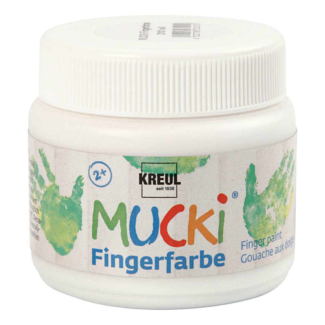 Creativ company https: www.cchobby.nl mucki-vingerverf-wit-150-ml-1-doosje