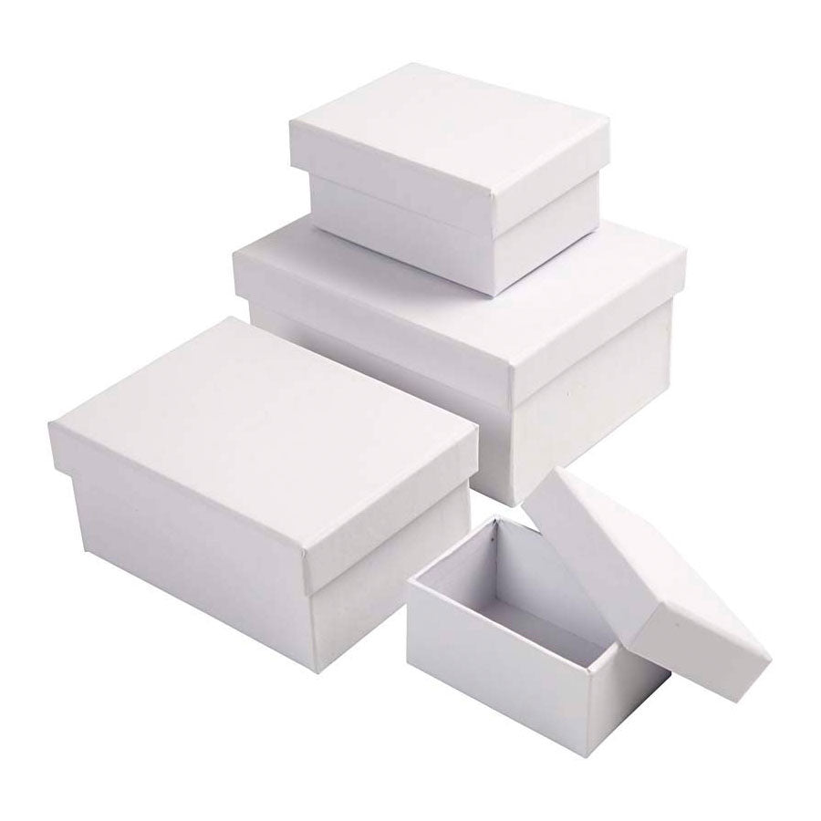 Creativ Company https: www.cchobby.nl rectangular-boxes-size-7-5x5x3-5-9-5x7x4-5-11-5x8-5x5-5-14x11x6-5-cm-white-4-pieces-1-set