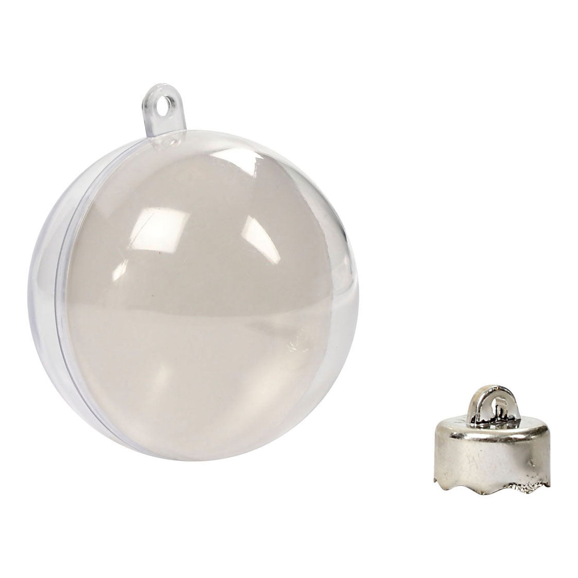 Creative company decoballen transparant 6cm, 8st.