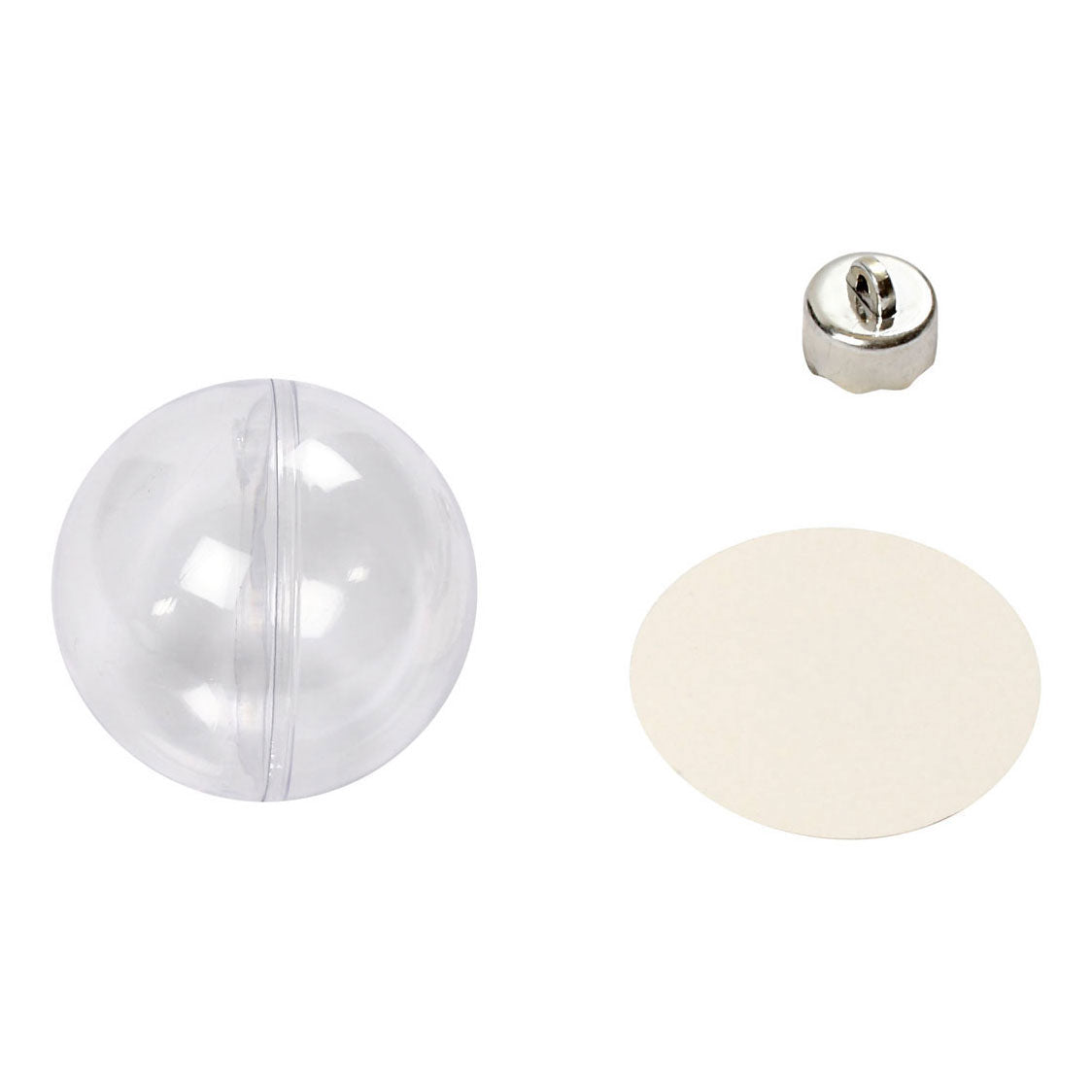 Creative company decoballen transparant 6cm, 8st.