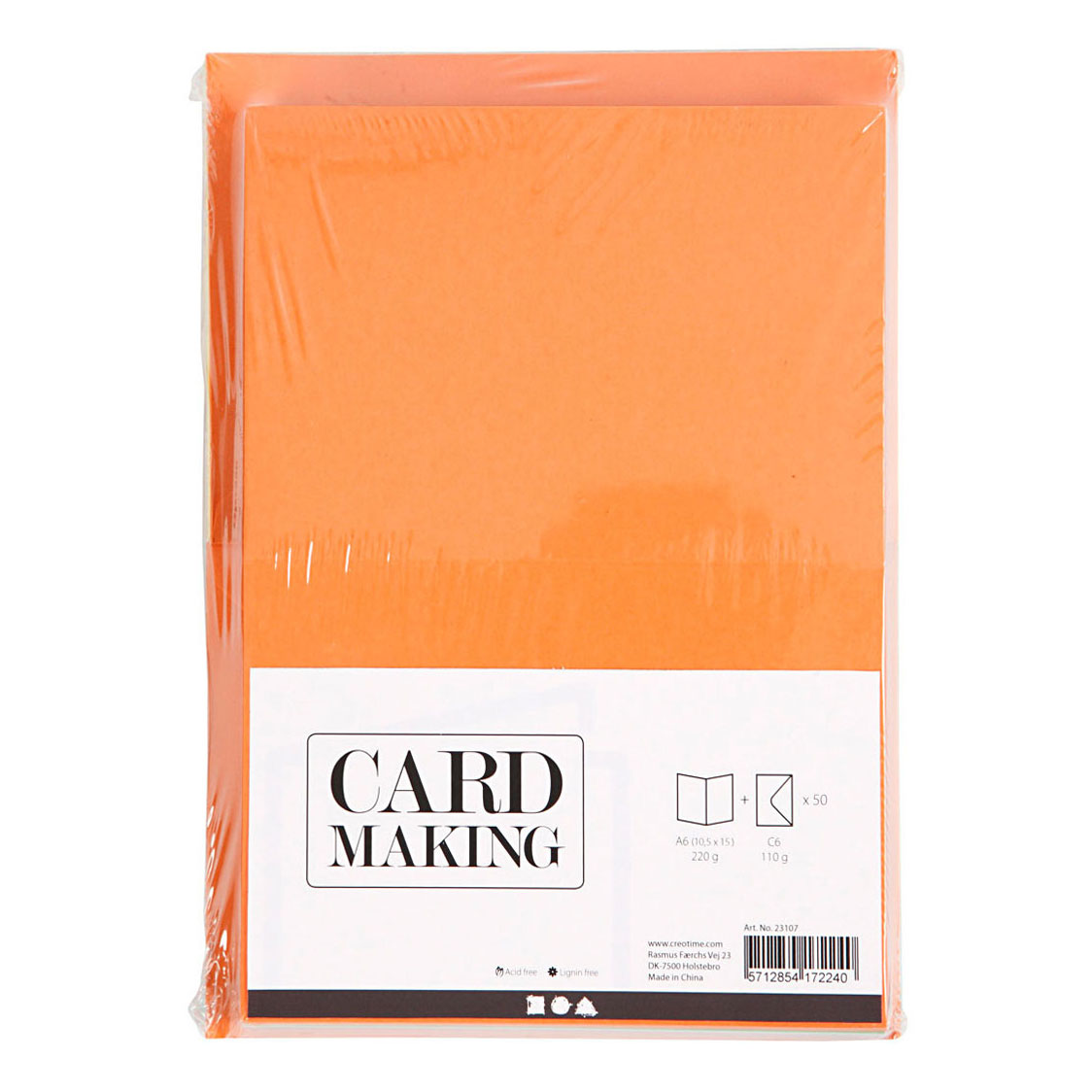 Creativ company kaarten enveloppen multi 10,5x15cm 50 sets