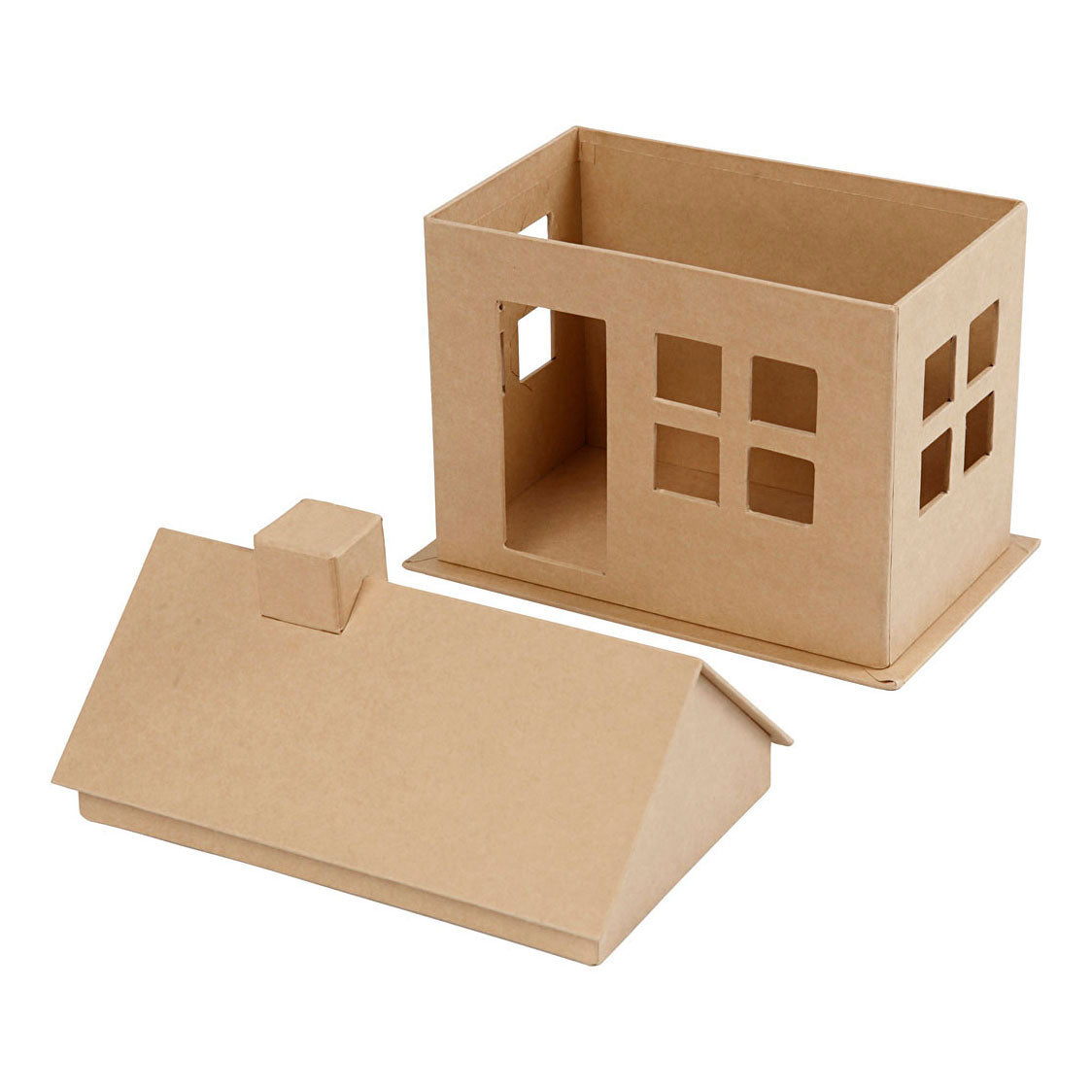 Creatief bedrijf huis papier-maché