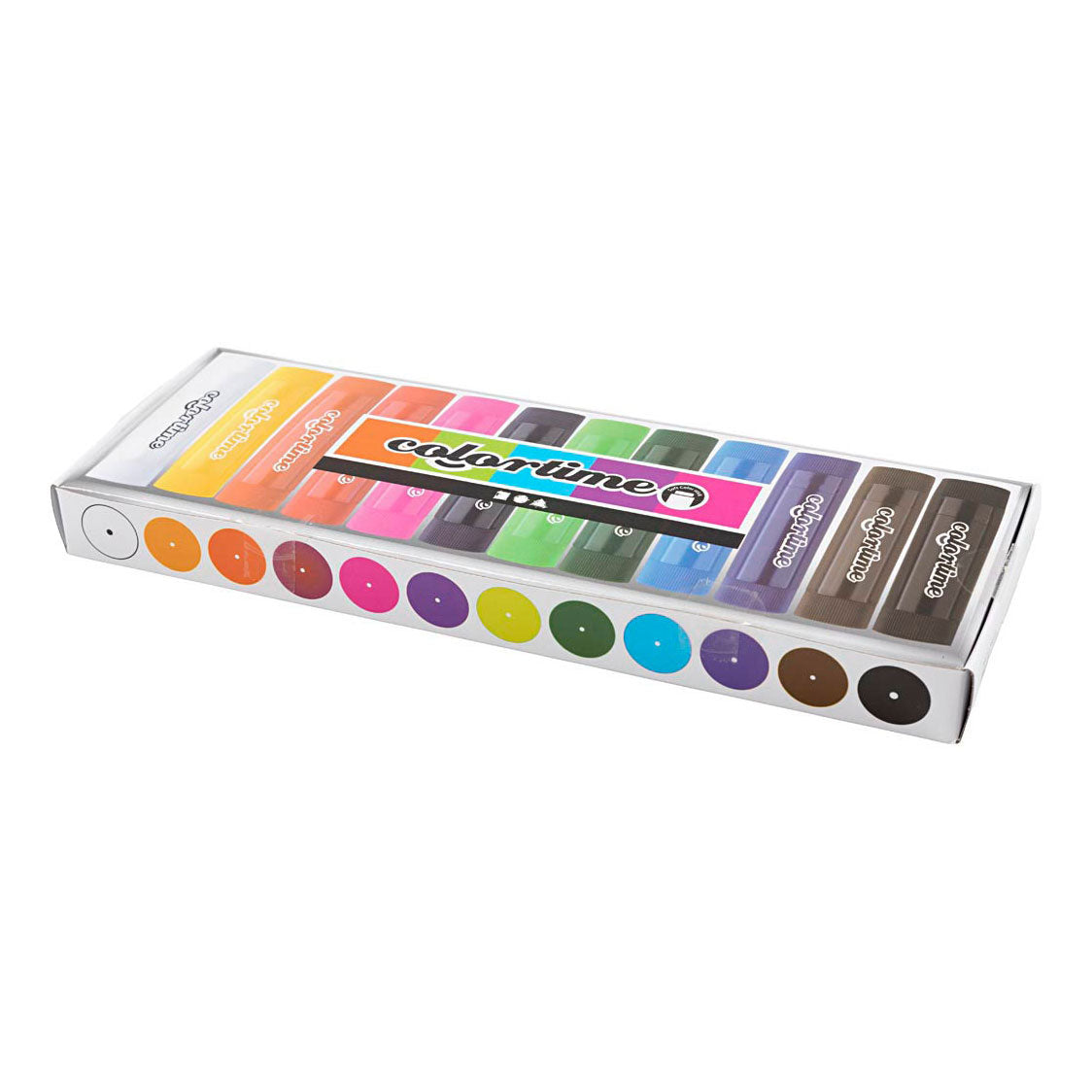 Creativ company zachte kleurstift krijtkleur, 12st.