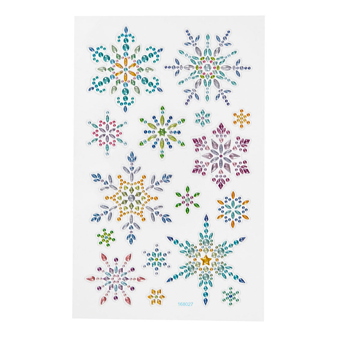 Creativ company diamantstickers ijskristallen, 1 vel