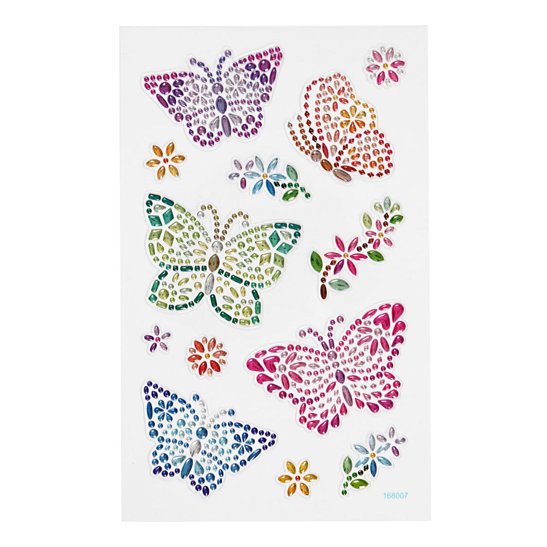 Creative company diamantstickers vlinder, 1 vel