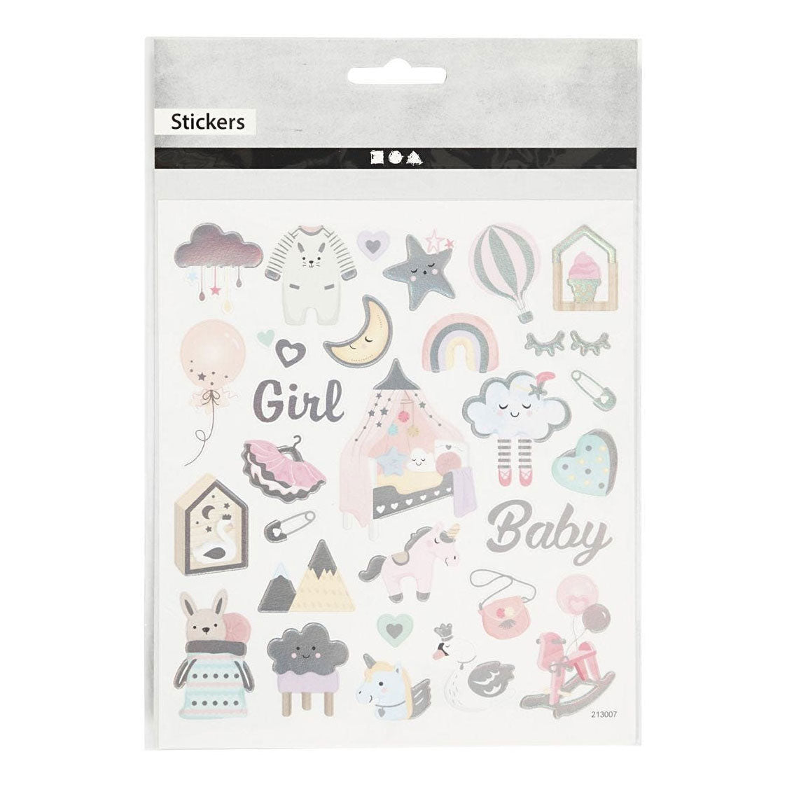 Creativ company stickers babymeisje, 1 vel