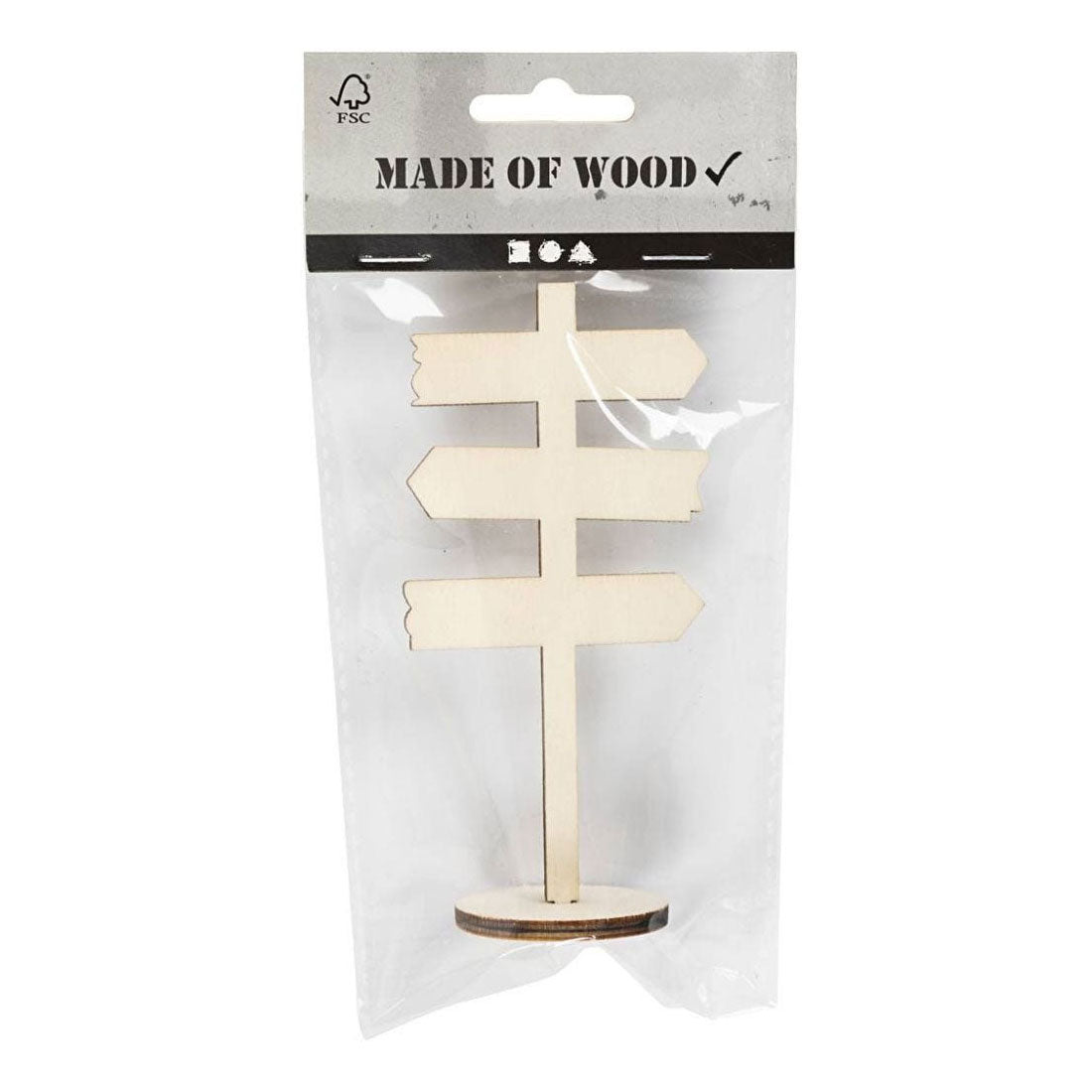 Creativ Company Bord op voet H: 12 cm B: 6 cm 1 stuk