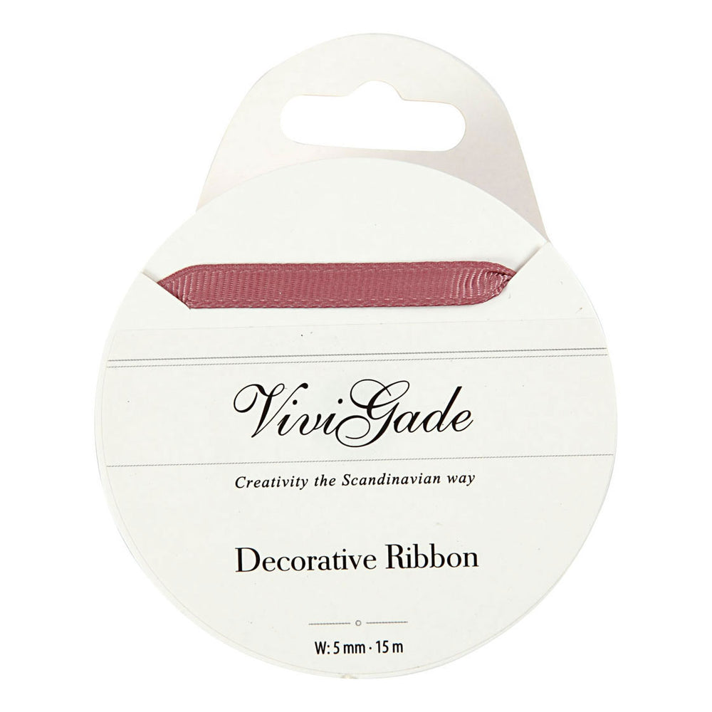 Creativ bedrijfsdecoratie lint roze, 15m