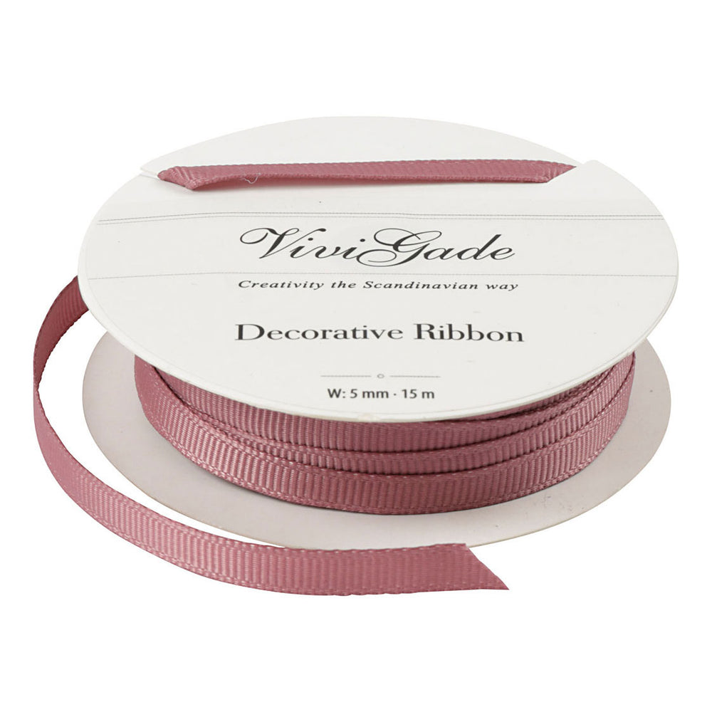 Creativ bedrijfsdecoratie lint roze, 15m