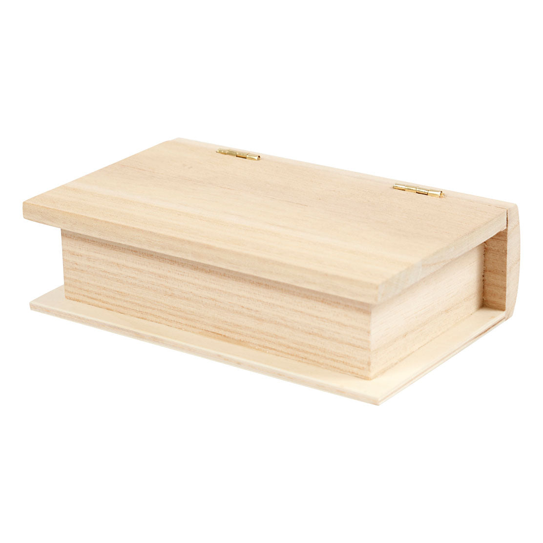 Creatief bedrijf houten boek doos, 14x9x4cm