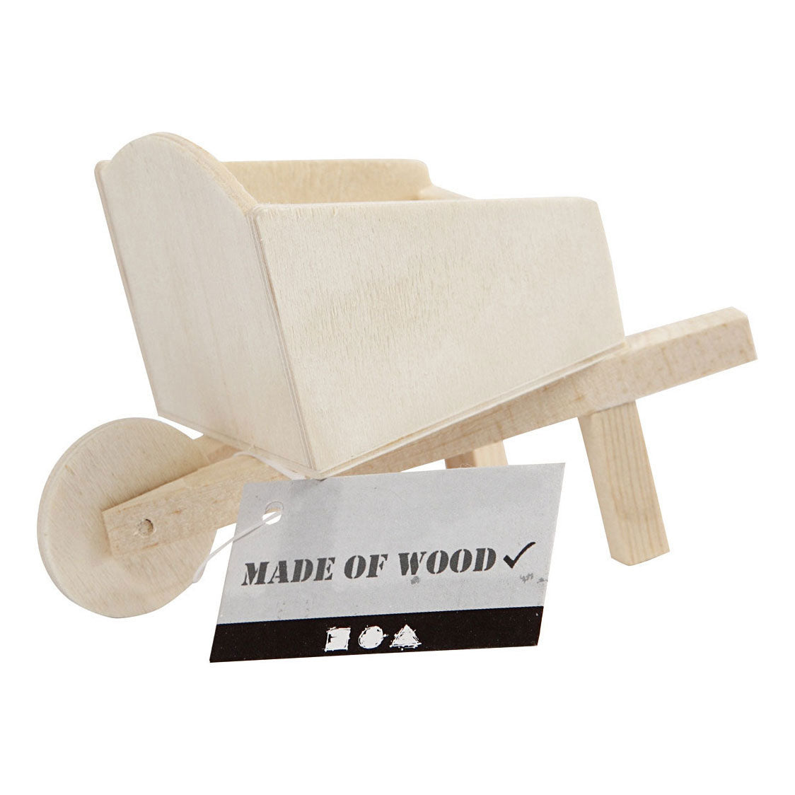 Creative Company wooden mini wheelbarrow