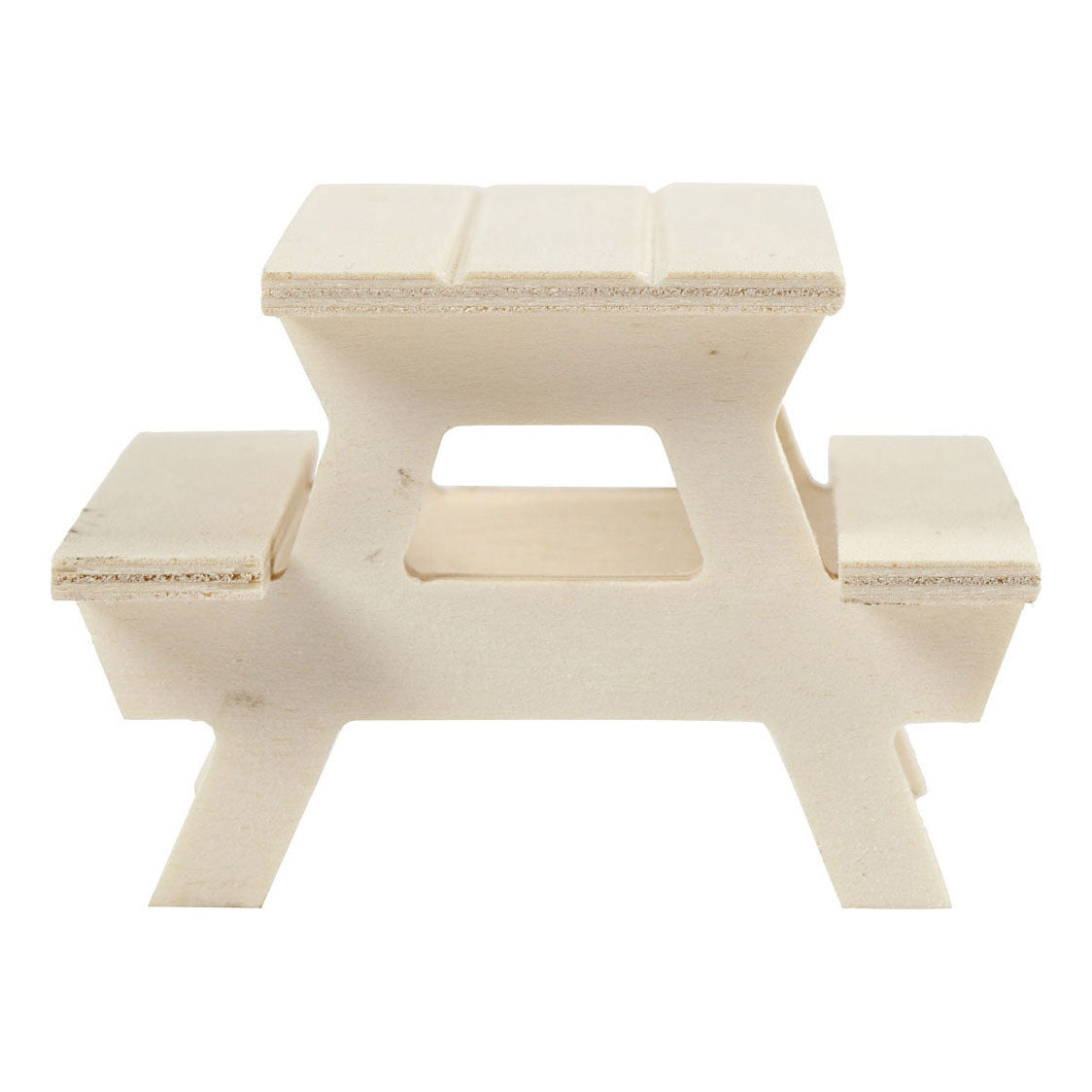 Creatief bedrijf houten mini picknicktafel