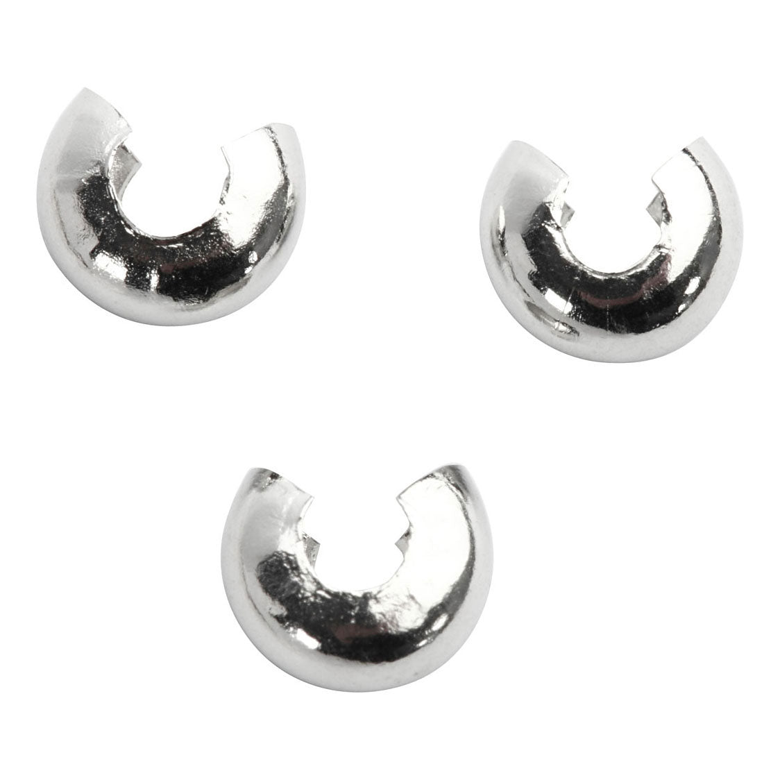 Creativ Company metal case silver-plated, 50 pcs.