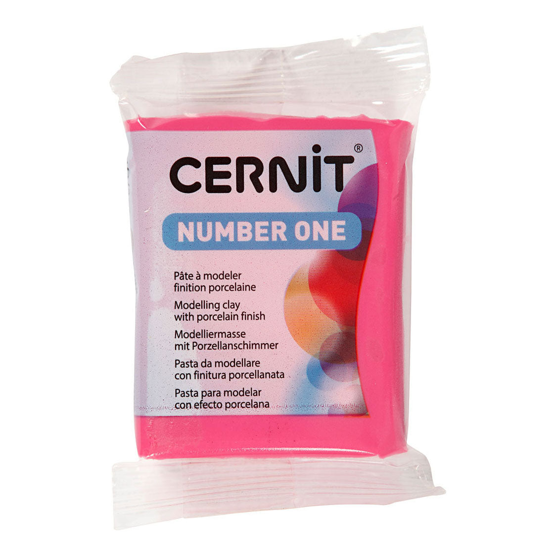 Creativ company cernit boetseerklei framboos, 56 gram
