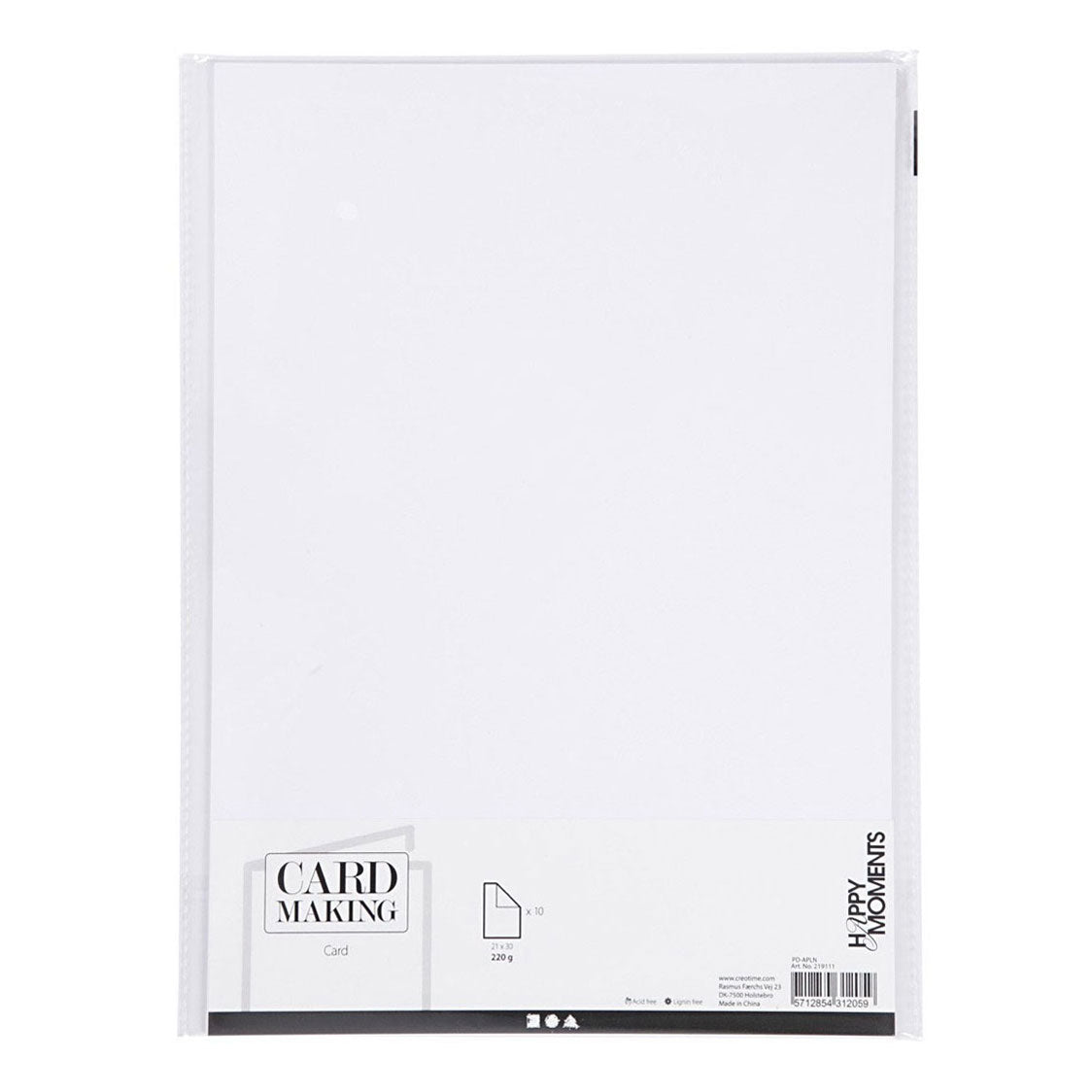 Creativ company https: www.cchobby.nl karton-met-textuur-a4-vel-210x297-mm-220-gr-wit-10-vel-1-doos